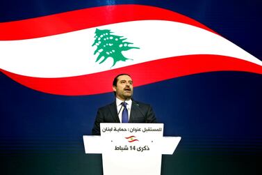Lebanese prime minister Saad Hariri. The country's private sector has had a torrid time. AP
