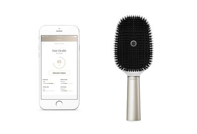 Hair Coach is the world's first smart hairbrush. Courtesy Withings