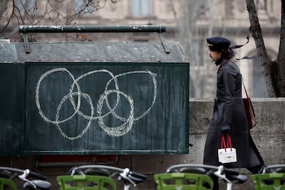 A closed 'bouquiniste' on the banks of the Seine, as the Olympics draws nearer. Reuters