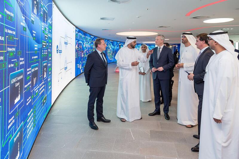 We are honored to welcome the French Minister of Economy and Finance, H.E. Bruno Le Maire, to our Headquarters. A visit that reflects the strong relations between #UAE and #France through the strategic partnership between #ADNOC and @Total. Adnoc Twitter 