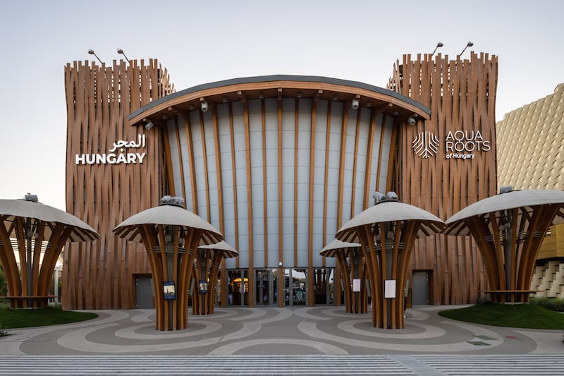 The Hungary pavilion. Photo: Suneesh Sudhakaran / Expo 2020 Dubai