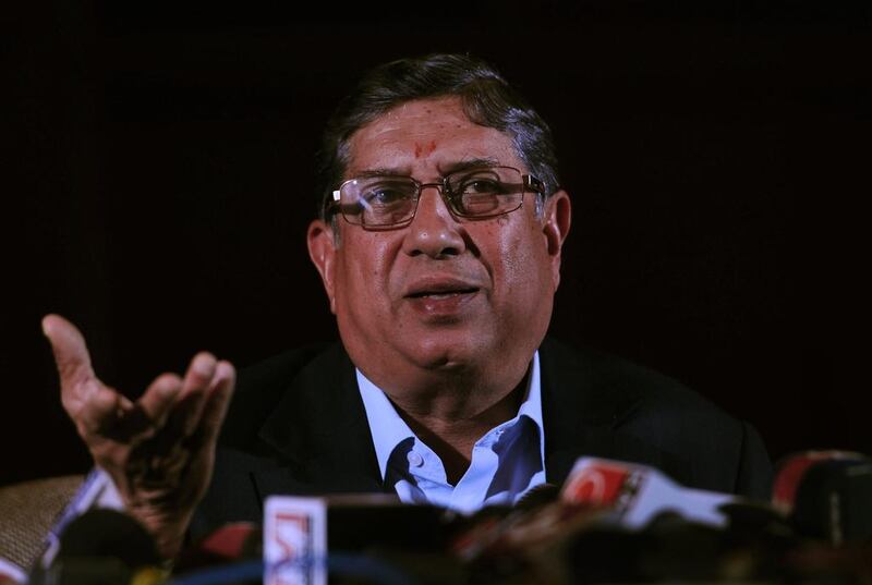N Srinivasan's Chennai Super Kings are in a spot of bother. AFP