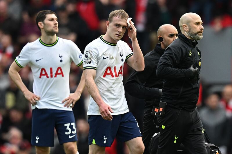 Oliver Skipp - 6. Made a good block to stop Gakpo’s effort from troubling Forster in the 17th minute. Never stopped running as Spurs chased the game. AFP