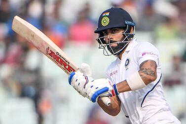 India captain Virat Kohli scored a century on the second day of the second Test Bangladesh at the Eden Gardens in Kolkata. AFP