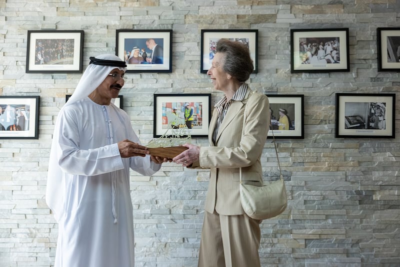 Princesse Anne visits the DP World headquarters in Jebel Ali, Dubai. The Mission to Seafarers/Christophe Viseux