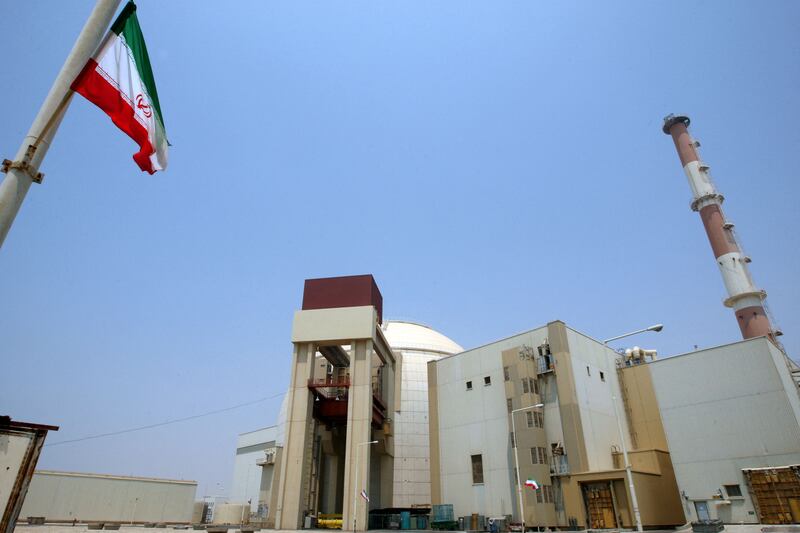 The reactor building at the Russian-built Bushehr nuclear power plant in southern Iran. AFP