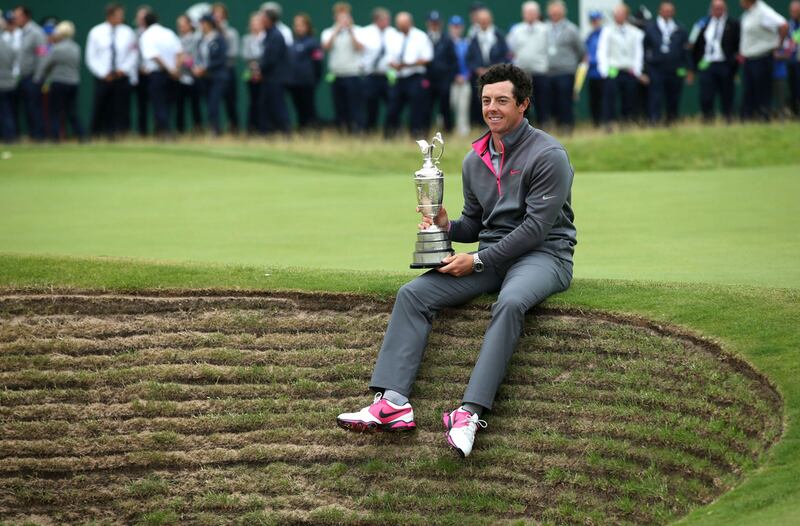 2014: Rory McIlroy (Northern Ireland) finished -17 par, two strokes ahead of Rickie Fowler and Sergio Garcia at Royal Liverpool.