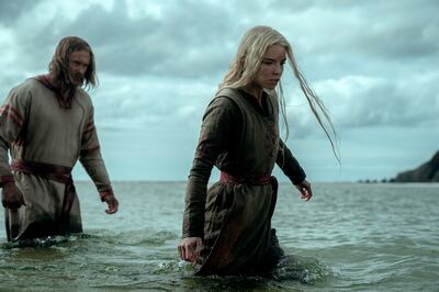 Alexander Skarsgard and Anya Taylor-Joy in a scene from 'The Northman'. Photo: Focus Features