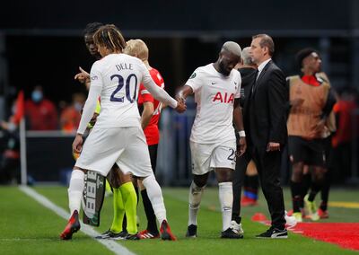 Dele Alli, left, and Tanguy Ndombele both left Tottenham in January, the former on an initial free transfer and the latter on loan. Reuters