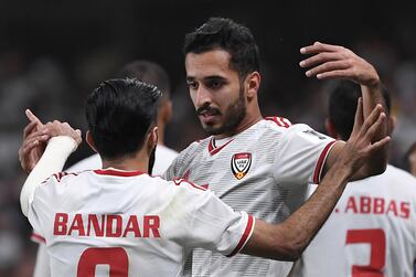 Ali Mabkhout and his UAE teammates will be playing for the first time under the watchful eye of new manager Bert van Marwijk. AP Photo