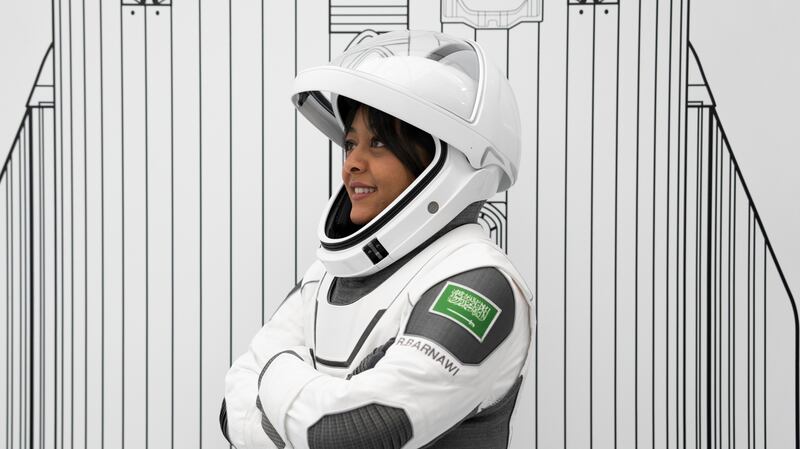 Saudi astronaut Rayyanah Barnawi was part of the last Axiom mission, and Prada is involved in the next. Photo: Axiom Space