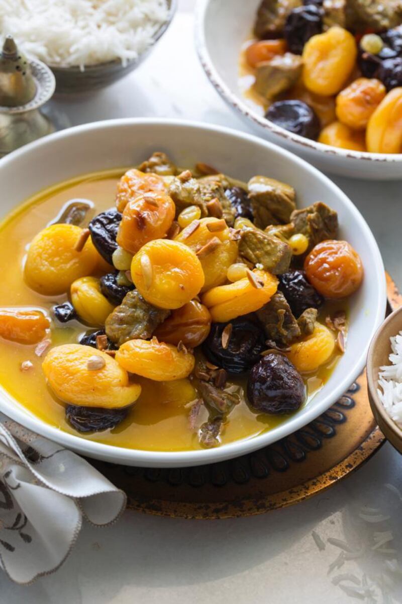 Raghad Al Safi’s margat hamidh helou – sweet and sour stew. Courtesy The Iraqi Table