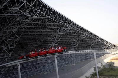 The Formula Rossa is the world's fastest roller coaster. Reuters