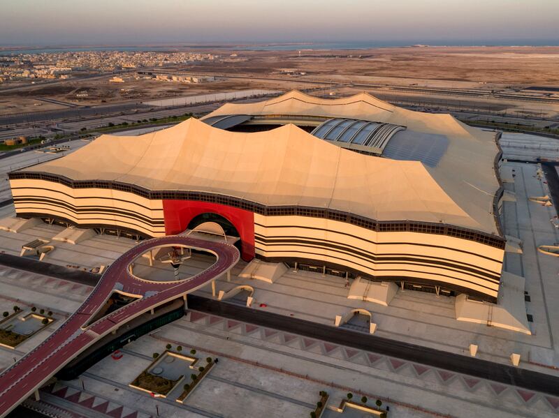 The Al Bayt Stadium in Al Khor, north of Doha. AFP