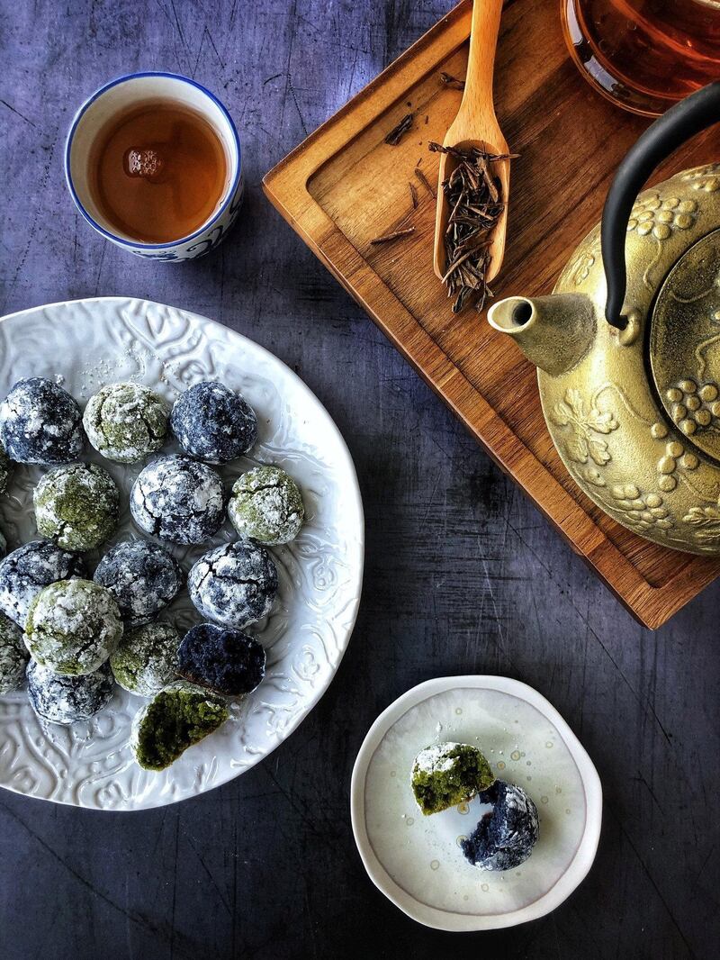 Taking time out for a cuppa, such as this hojicha tea with matcha, can make for a relaxing ritual. Courtesy Haiya Tariq / @passmethedimsum