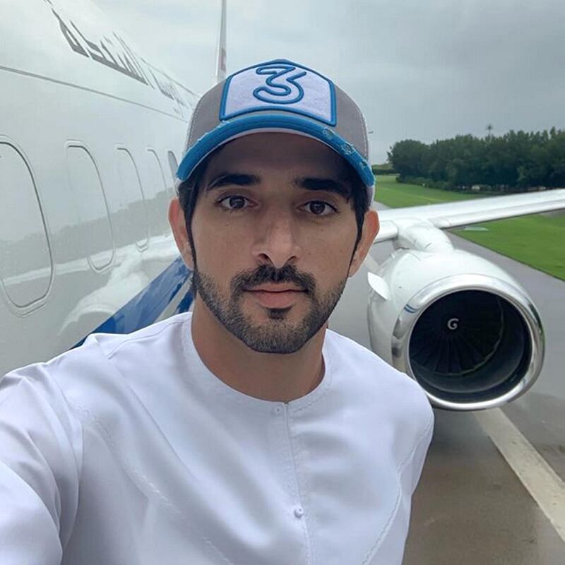 Sheikh Hamdan also shared the above photo over the weekend, with the caption 'hello again'. Instagram/ @faz3