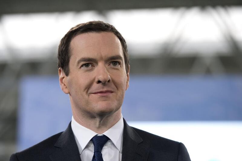 Britain's former chancellor of the exchequer George Osborne. Oli Scarff / AFP