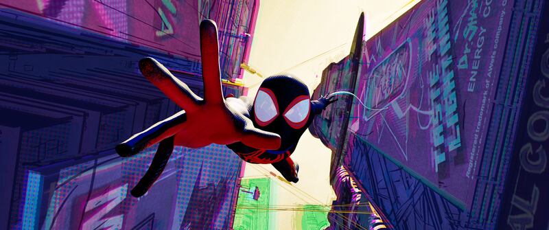 Miles Morales in Spider-Man: Across the Spider-Verse. Photo: Sony Pictures Entertainment