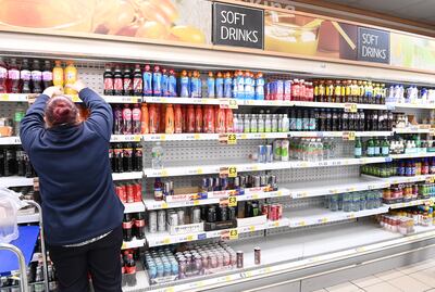 Shoppers are being urged not to panic buy as shortages hit supermarkets. EPA