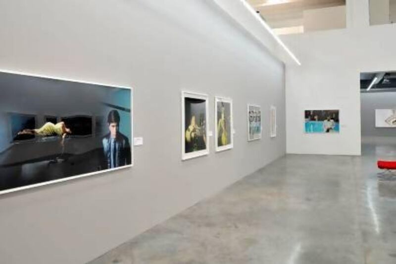 The Bryan Ferry exhibition Olympiz at the Sal Sali Private Museum in Dubai. Charles Crowell / The National