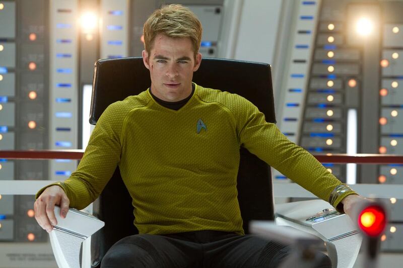Chris Pine in Star Trek: Into Darkness. The follow-up, Star Trek Beyond, will be filming in Dubai in September 2015 and producers are looking for extras Zade Rosenthal / Paramount Pictures