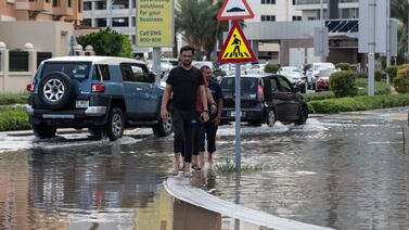 The UAE experienced record rainfall last Tuesday, leading to widespread flooding. Antonie Robertson / The National