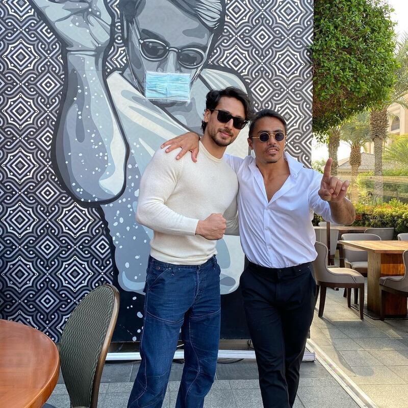Tiger Shroff: The Indian actor was in Dubai for a short break, and popped along to popular restaurant Nusr-Et Dubai, writing on Instagram: ‘So inspiring watching your craft live, thanks for the meal.’ Instagram