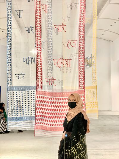 Bangladeshi artist Aisha Zakiya Islam pays homage to her mother in her latest series titled 'Sriti, Remembrance 2021'. Mariam Nihal