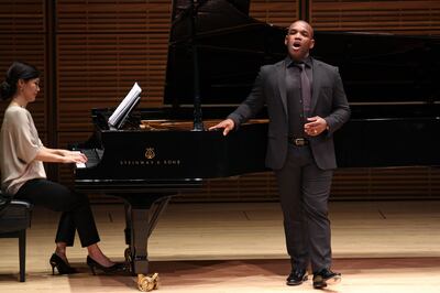 The tenor Lawrence Brownlee will perform as part of Abu Dhabi Festival. Getty Images