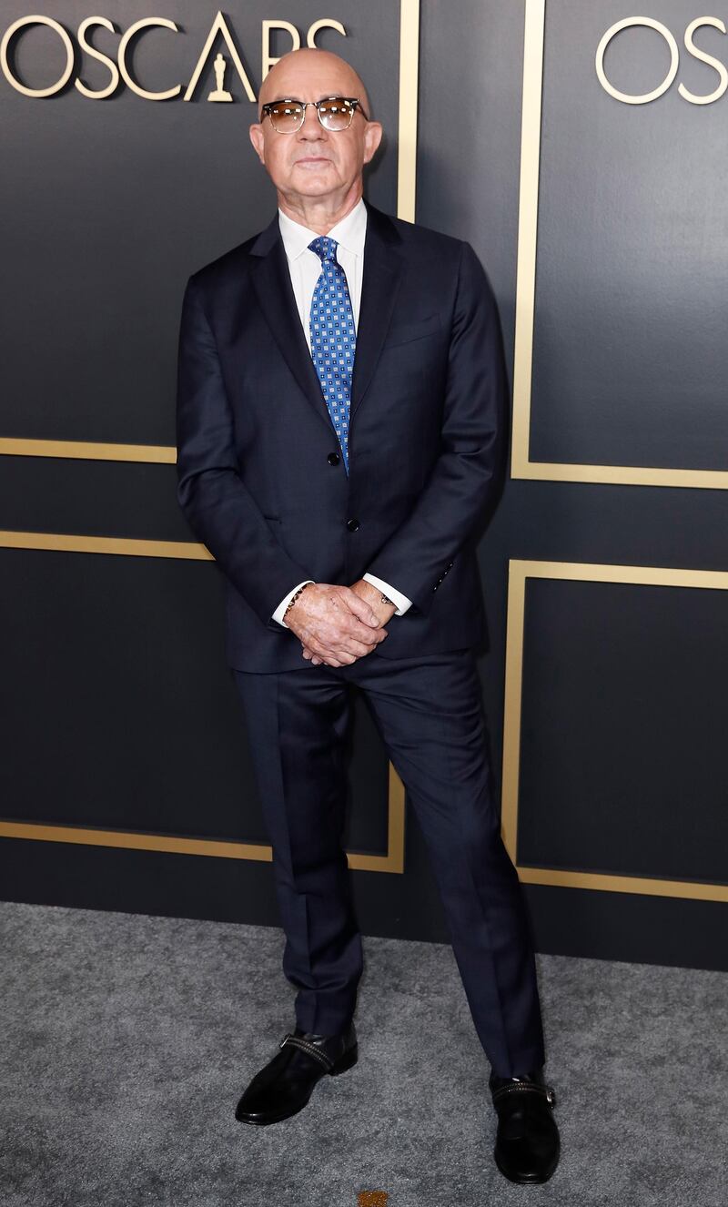 Bernie Taupin arrives for the 92nd Oscars Nominees Luncheon in Hollywood, California, on January 27, 2020. EPA