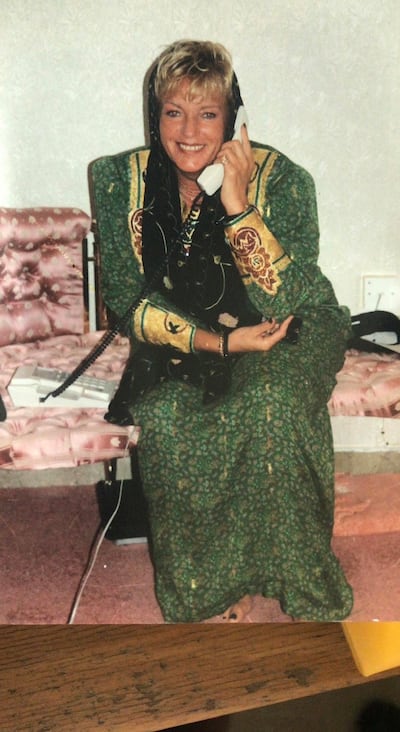 Ursula Musch in the 1990s not long after she first visited the UAE. Photo: Ursula Musch