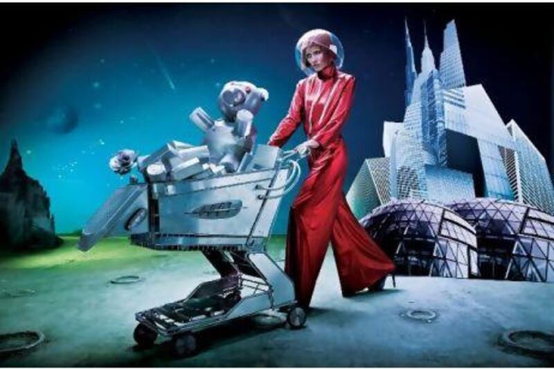 The Splash 2012 calendar's July image suggests a trolley will continue to have a role for the post-apocalyptic shopper.
