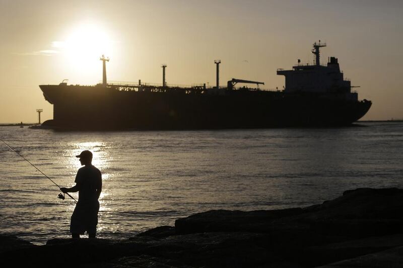 The tanker market has been plagued by an oversupply of ships, a lack of volume sailing at sea as Opec+ keeps a strict lid on production. Eric Gay / AP