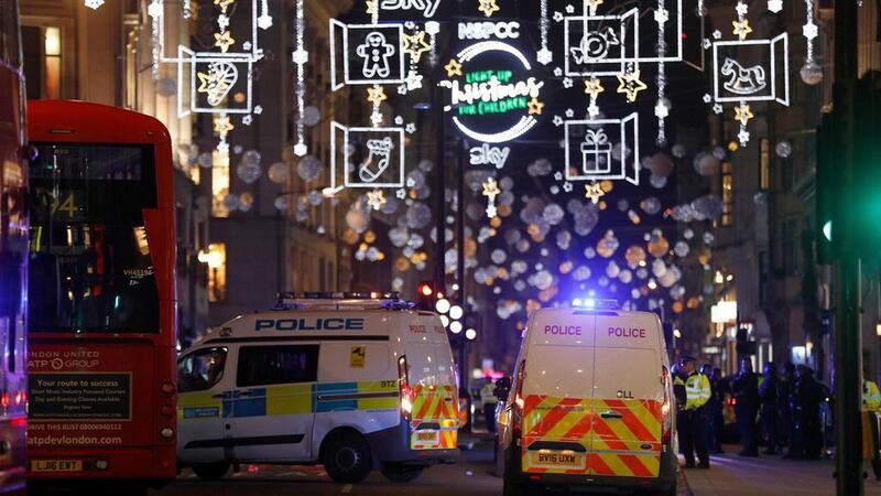 Rumours of a terrorist attack in London's Oxford Circus area sparked a panic on Black Friday / Reuters