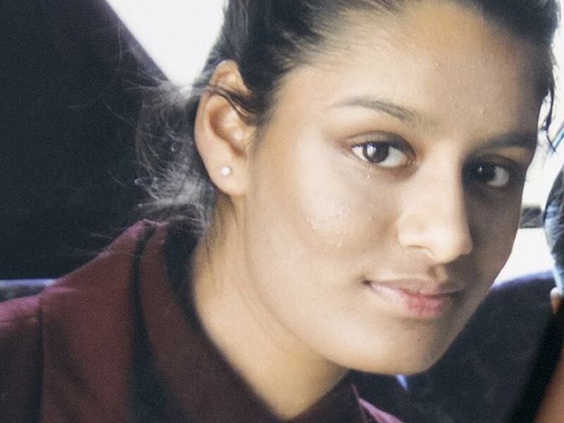 Shamima Begum was stripped of her citizenship on national security grounds. PA