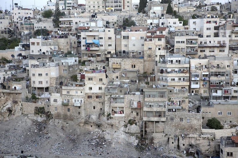 Silwan is one of the most condensed and impoverished neighbourhoods in East Jerusalem. The proposed housing development would be located near by and some of the landowners currently live in Silwan.  Heidi Levine for The National