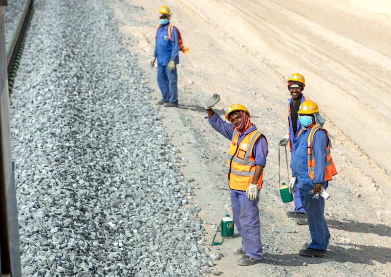 The rail service will carry both passengers and freight.