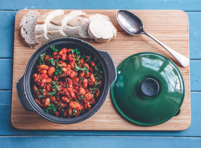 Ready-cooked beans are easy to reheat. Photo: Scott Price