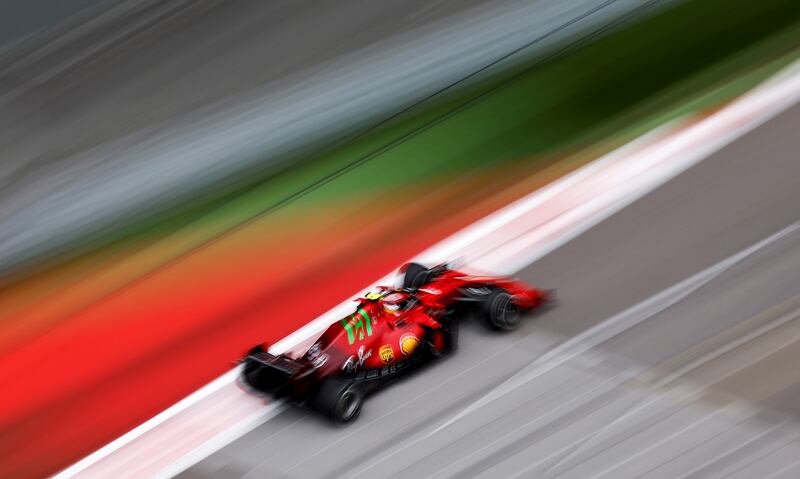Ferrari driver Carlos Sainz Jr during the Russian Grand Prix at Sochi Autodrom on Sunday, September 26. Reuters
