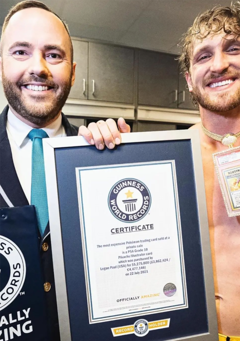 Guinness World Records recognised it as 'the most expensive Pokemon trading card sold in a private sale'. 