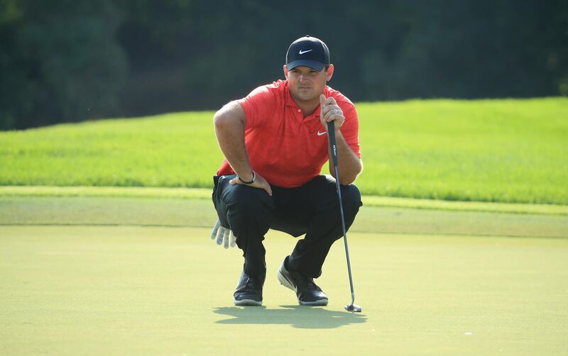 Patrick Reed during the pro-am event on Wednesday. Getty
