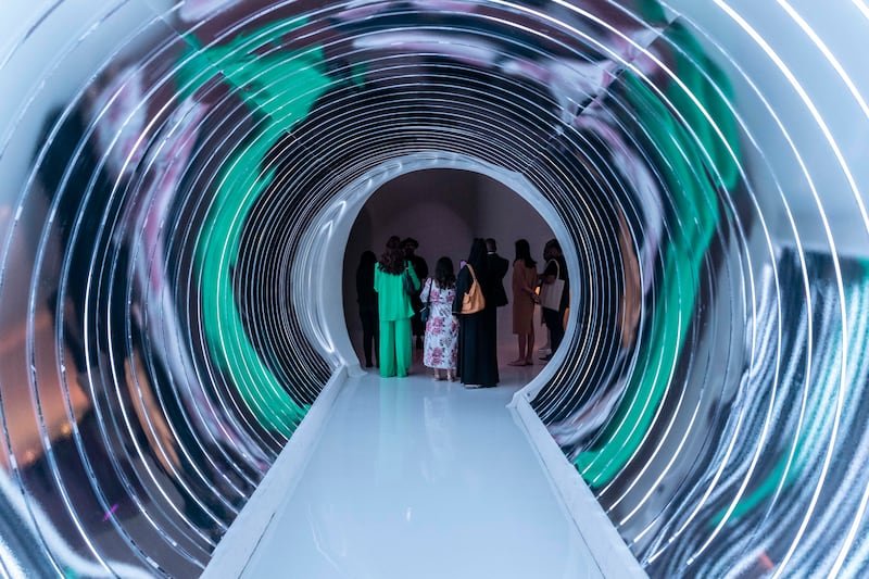 Aya, a new immersive light-and-show park, is opening in Dubai on Saturday at Wafi City mall. All photos: Antonie Robertson / The National
