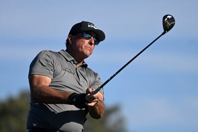 Phil Mickelson was excluded from the initial field list for the opening LIV Golf Invitational Series event. AP