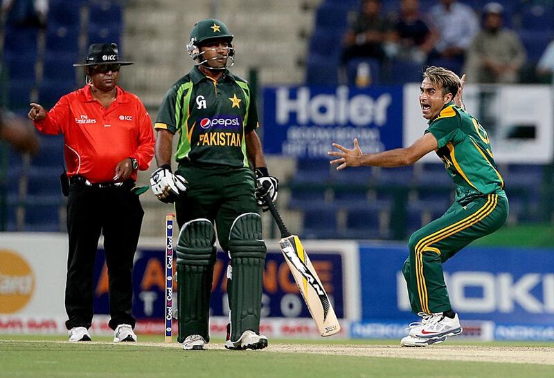 Misbah averaged 26.17 in Pakistan's five one-day matches against South Africa. Satish Kumar / The National