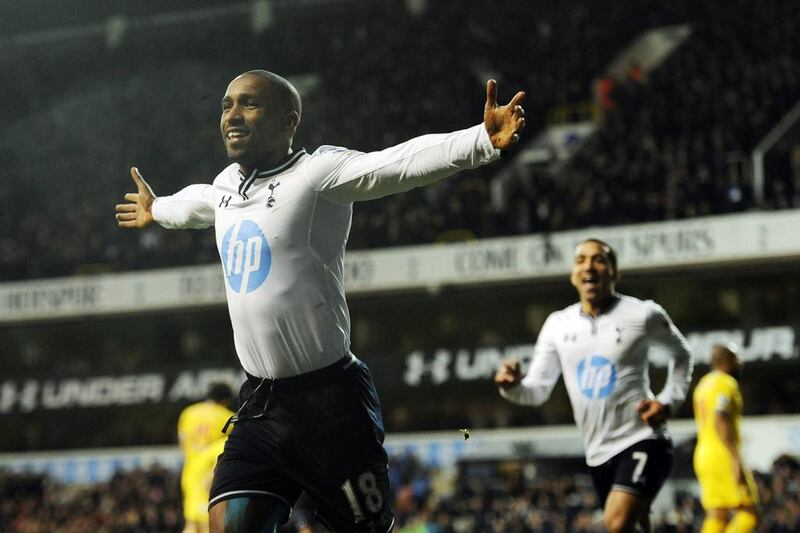 Centre forward: Jermain Defoe, Tottenham. The departing striker showed the predatory instinct Spurs will miss when he joins Toronto. Facundo Arrizabalaga / EPA