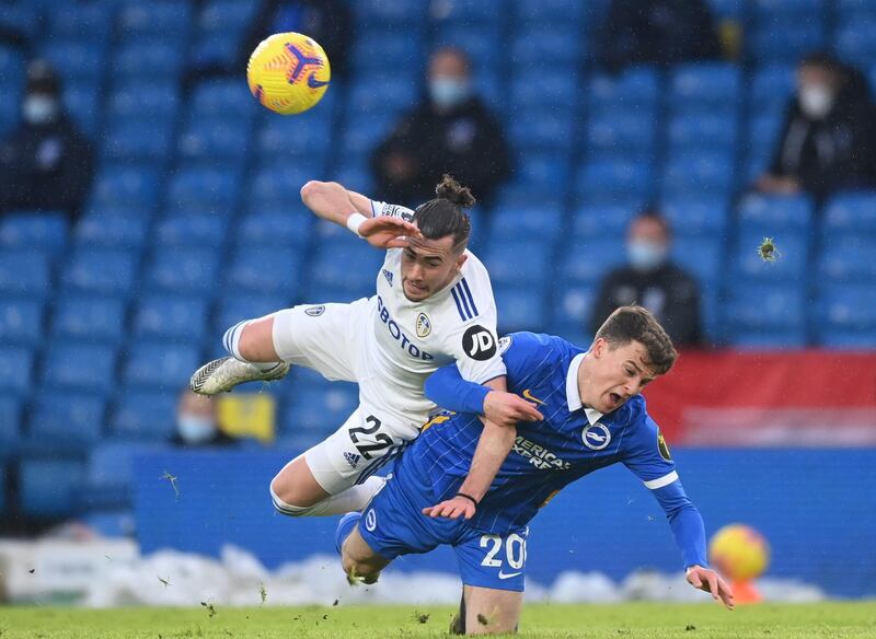 Jack Harrison – 7. Did his best to carry the fight, but his 100th appearance for Leeds was marked with frustration. EPA
