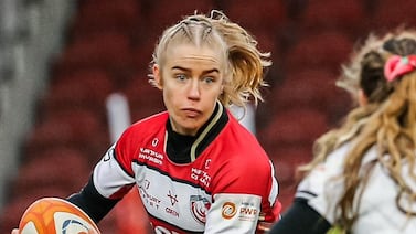 Abu Dhabi-born and raised Catherine Richards plays for Gloucester-Hartpury in the Premiership Women’s Rugby in England. Photo: Gloucester-Hartpury