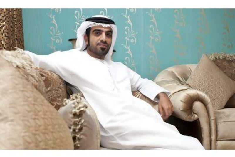 Mohammad Al Kamali, at home in Mirdif, says residents of the UAE are left wanting for nothing. Razan Alzayani / The National
