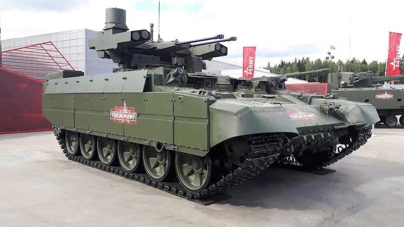 Russia has sent Terminator tank support vehicles to the battleground in Severodonetsk, Ukraine. Photo: Wikimedia Commons