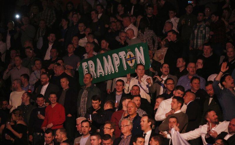 Boxing - Carl Frampton v Scott Quigg IBF & WBA Super-Bantamweight Title's - Manchester Arena - 27/2/16Carl Frampton fansAction Images via Reuters / Andrew CouldridgeLivepicEDITORIAL USE ONLY.